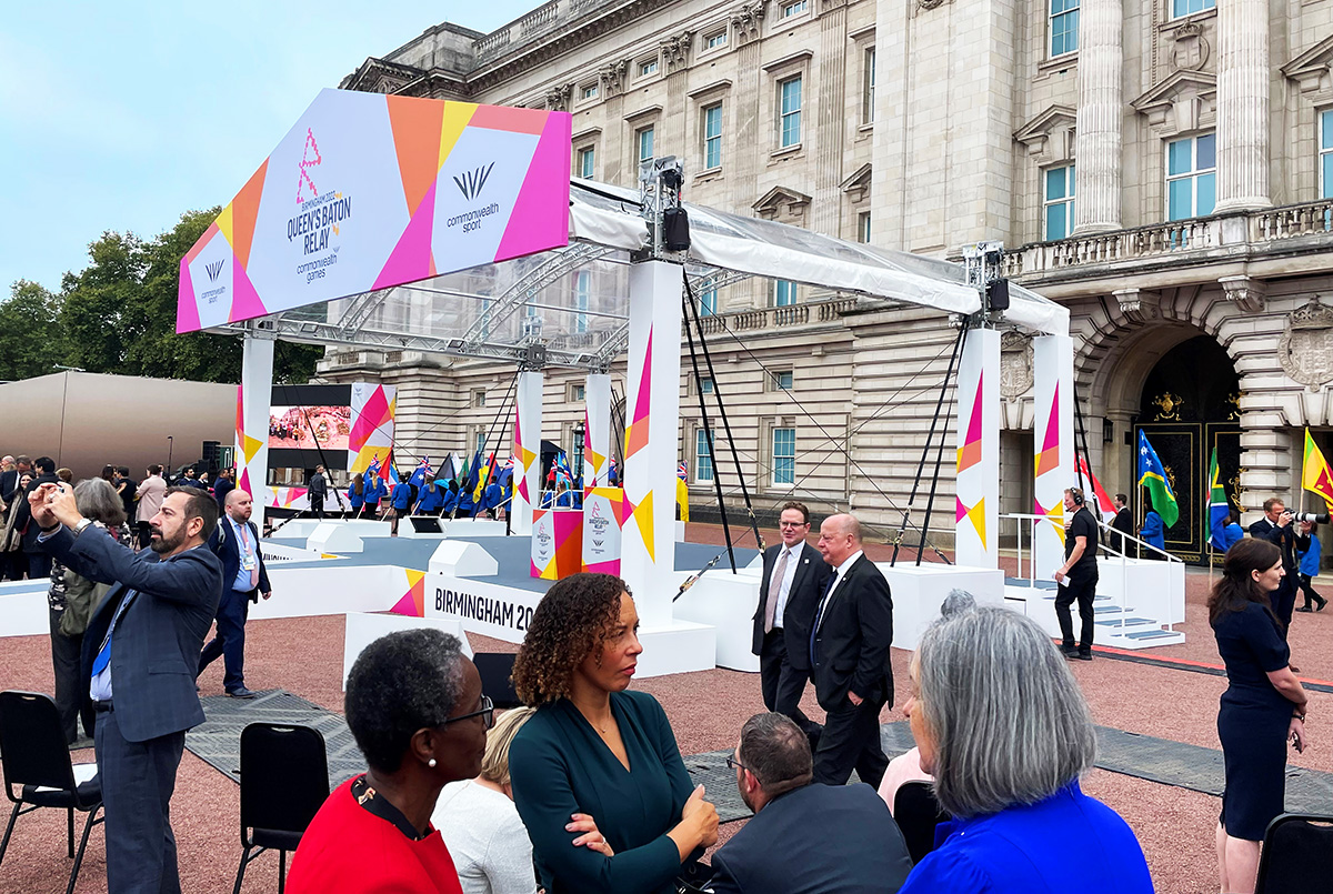 GL events UK attend official launch of Birmingham 2022 Queen’s Baton Relay